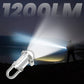 1200LM Mini Lampe Torche à Porte-Clés Ultra Brillante Étanche