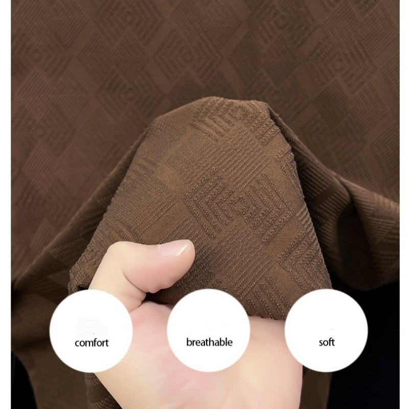 Haut décontracté à manches longues deux pièces pour homme