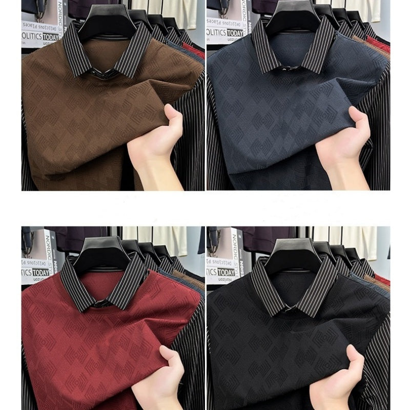 Haut décontracté à manches longues deux pièces pour homme