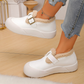 Chaussures confortables et chaudes à semelle épaisse pour femmes