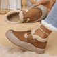 Chaussures confortables et chaudes à semelle épaisse pour femmes