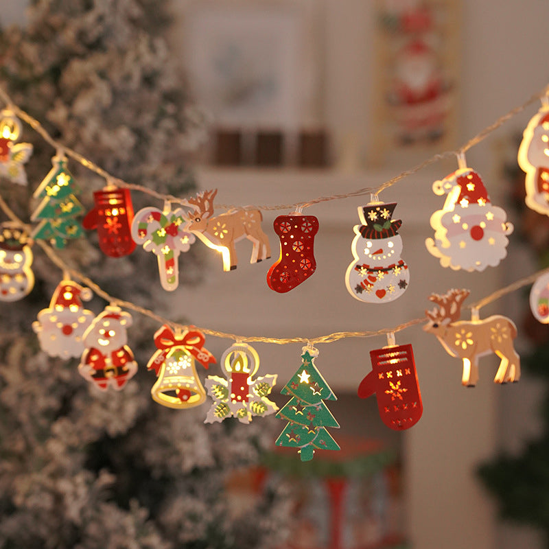 🎅Soldes de Noël : 50 % de réduction sur les guirlandes lumineuses LED Père Noël