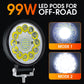 🔦 50% DE RÉDUCTION ! 🚗 Projecteur LED 4 Pouces 99W - Éclairage Extrême pour Off-Road, Étanche IP67 et Résistant aux Chocs 🏔️⚡
