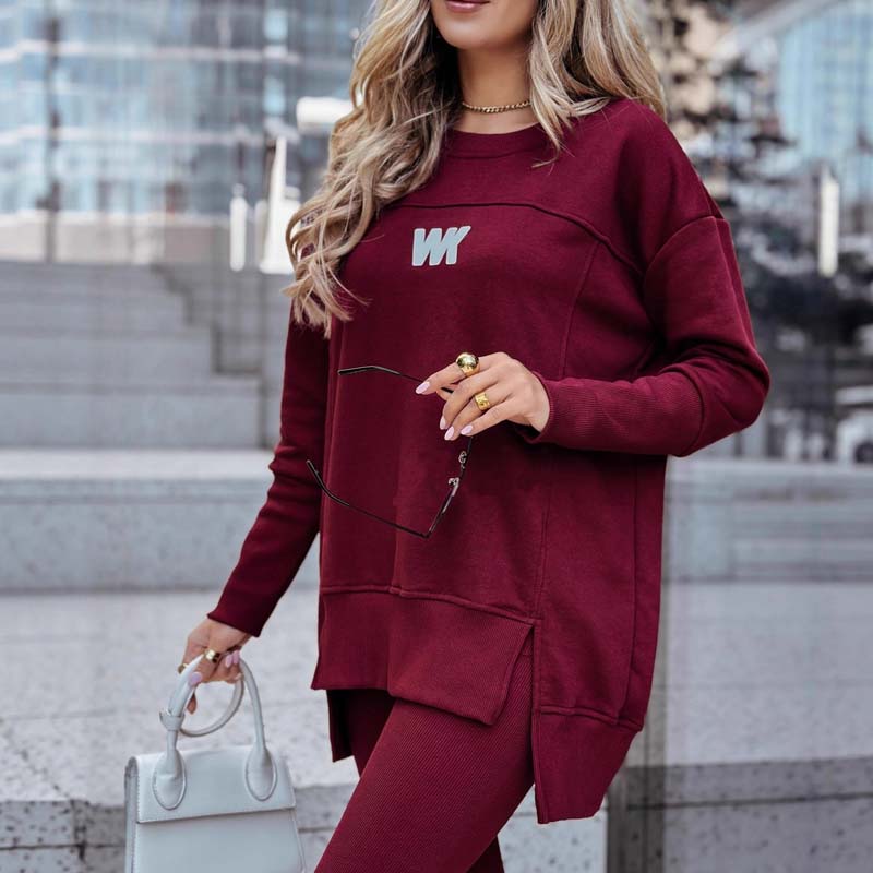Ensemble sweat-shirt et leggings décontracté pour femmes
