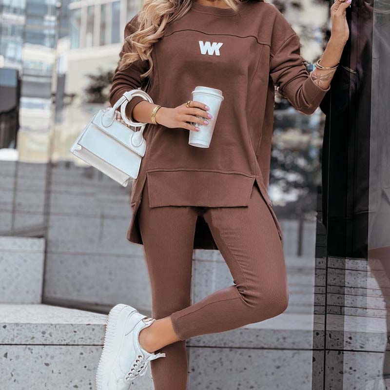Ensemble sweat-shirt et leggings décontracté pour femmes
