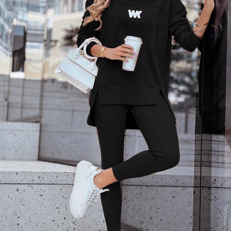 Ensemble sweat-shirt et leggings décontracté pour femmes