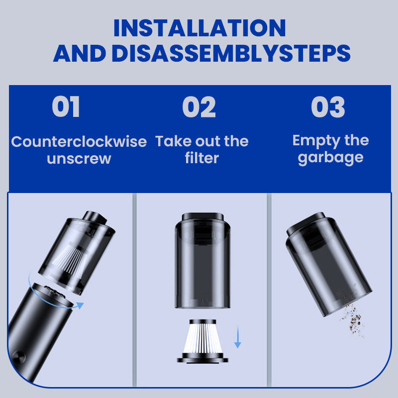 🏆Vente flash Plus de 20 000 exemplaires vendus ! 🔥 Aspirateur portable sans fil pour voiture et maison