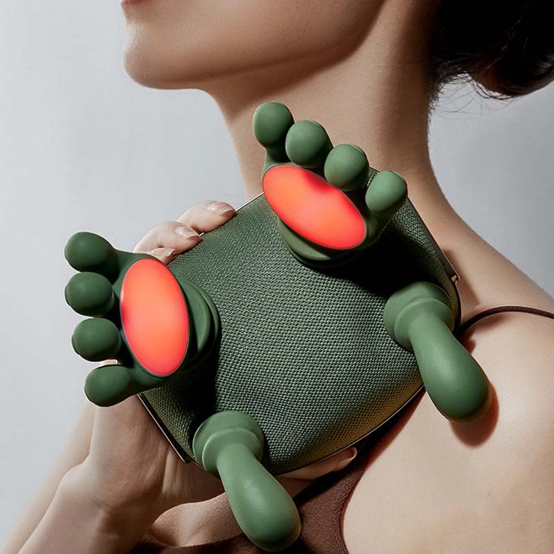 💆‍♂️ 67% DE RÉDUCTION ! ⏳ Oreiller Masseur pour la Nuque - 3 Vitesses de Massage et Chaleur Thérapeutique, Soulage les Douleurs Cervicales et le Stress 🔥✨