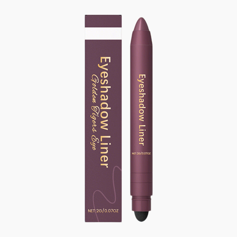 Ombre à paupières et eye-liner 2 en 1 avec pinceau mélangeur