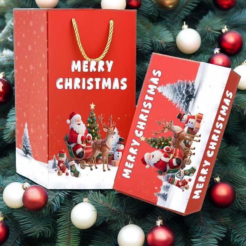 🎅Boîte cadeau de Noël pliable et rebondissante unique🎄