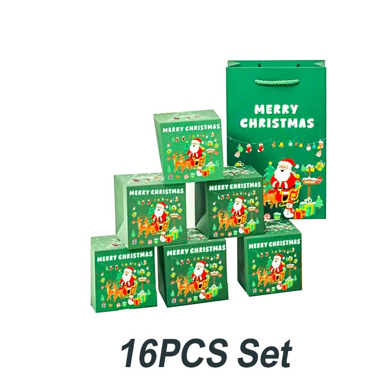 🎅Boîte cadeau de Noël pliable et rebondissante unique🎄