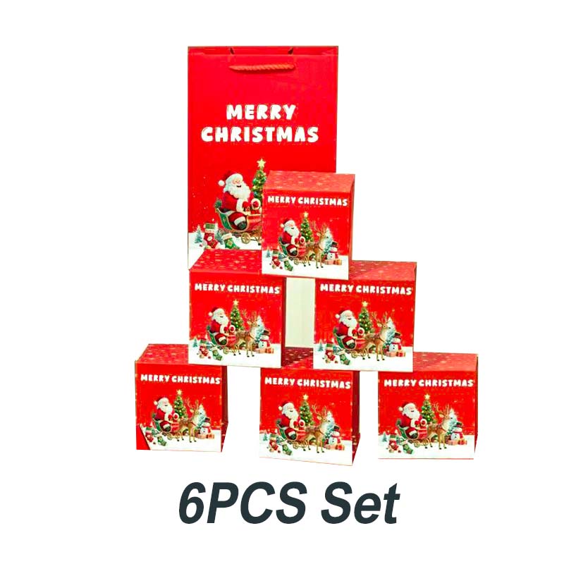🎅Boîte cadeau de Noël pliable et rebondissante unique🎄