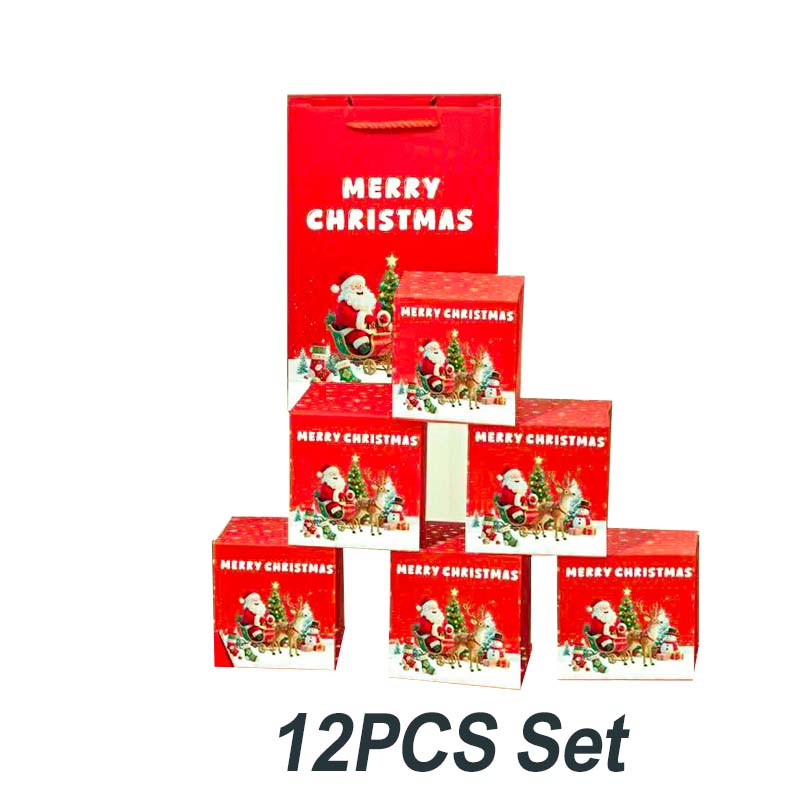 🎅Boîte cadeau de Noël pliable et rebondissante unique🎄