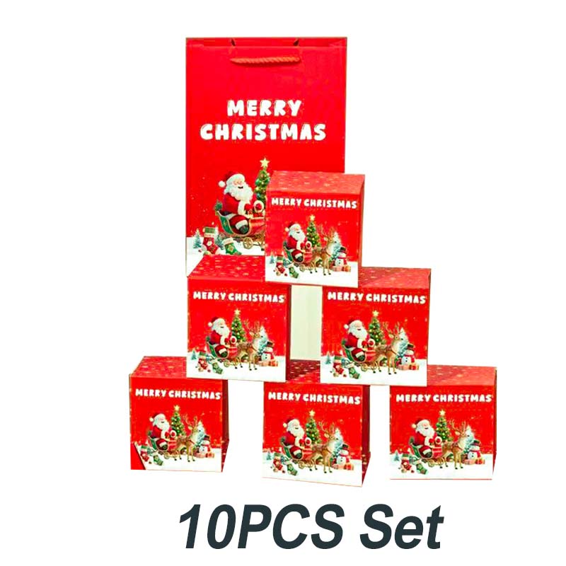 🎅Boîte cadeau de Noël pliable et rebondissante unique🎄