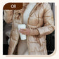 Manteau en Coton à Capuche Mi-Long pour Femme