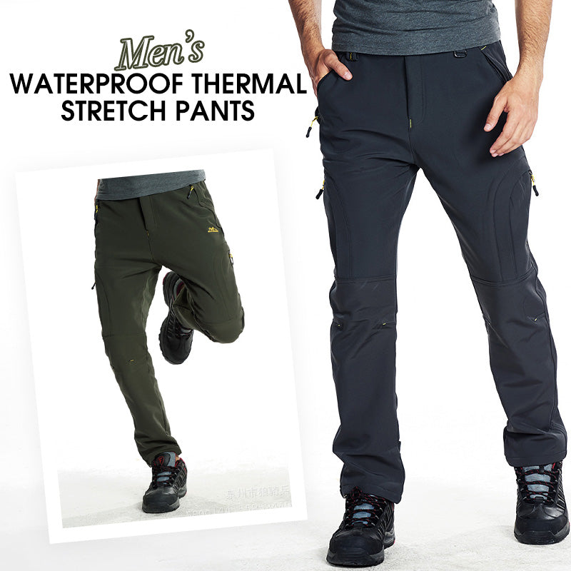Pantalon thermique extensible imperméable pour homme