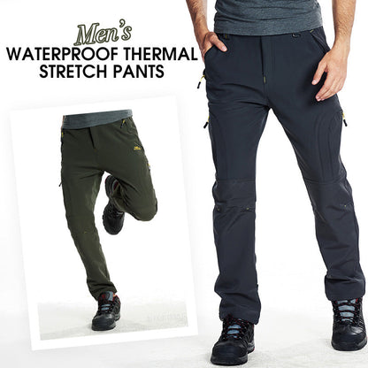 Pantalon thermique extensible imperméable pour homme
