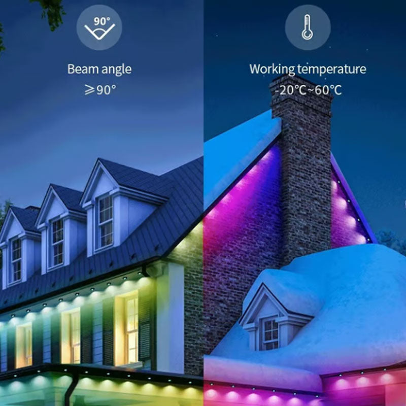 Ruban LED Intelligent Étanche pour Intérieur et Extérieur