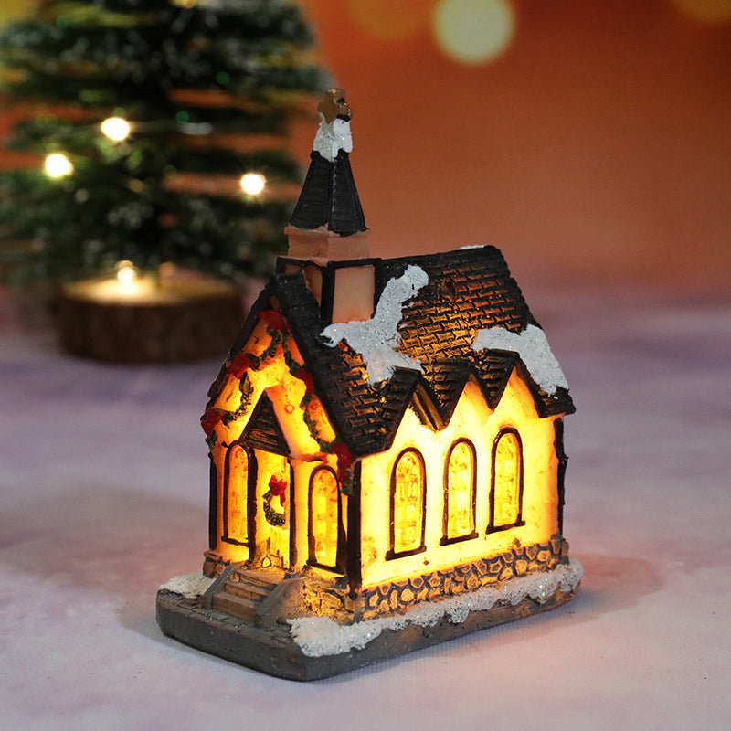 🎄 50% DE RÉDUCTION ! ✨ Miniature Maison de Noël LED - Décoration de Table Lumineuse avec Effet Neige, Ambiance Féerique pour les Fêtes 🏠📦