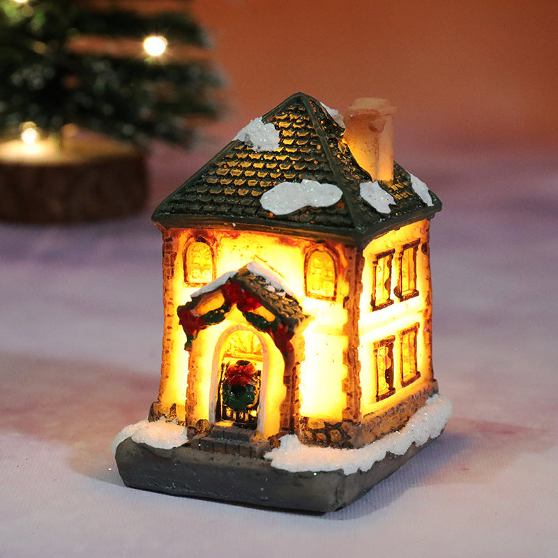 🎄 50% DE RÉDUCTION ! ✨ Miniature Maison de Noël LED - Décoration de Table Lumineuse avec Effet Neige, Ambiance Féerique pour les Fêtes 🏠📦