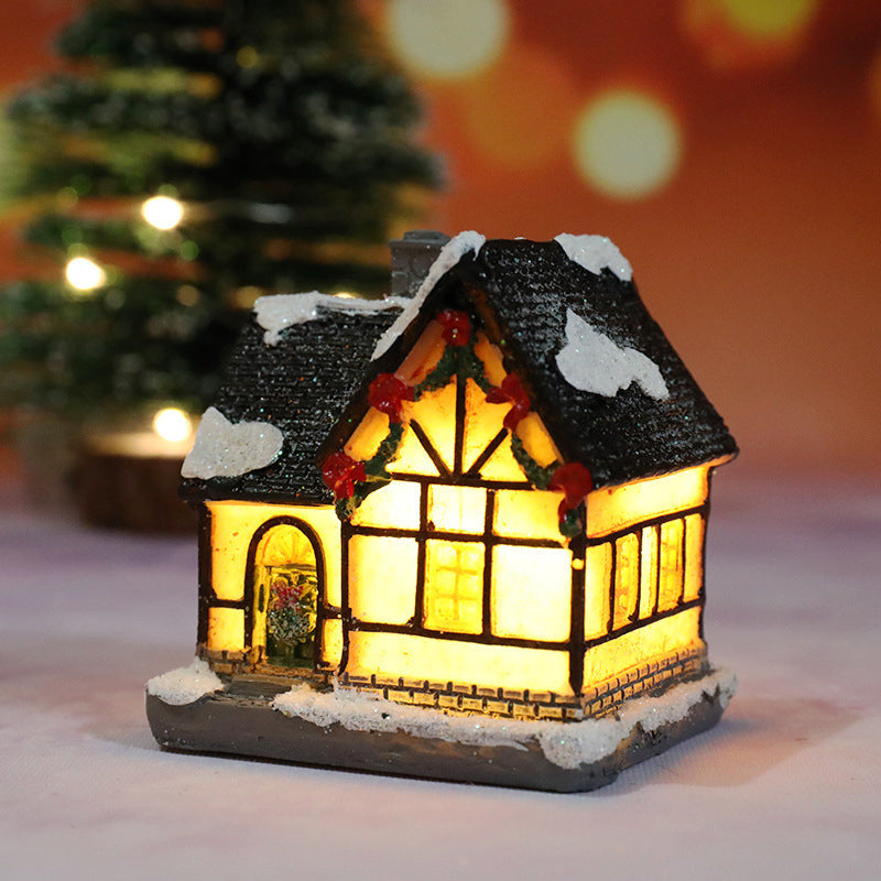 🎄 50% DE RÉDUCTION ! ✨ Miniature Maison de Noël LED - Décoration de Table Lumineuse avec Effet Neige, Ambiance Féerique pour les Fêtes 🏠📦