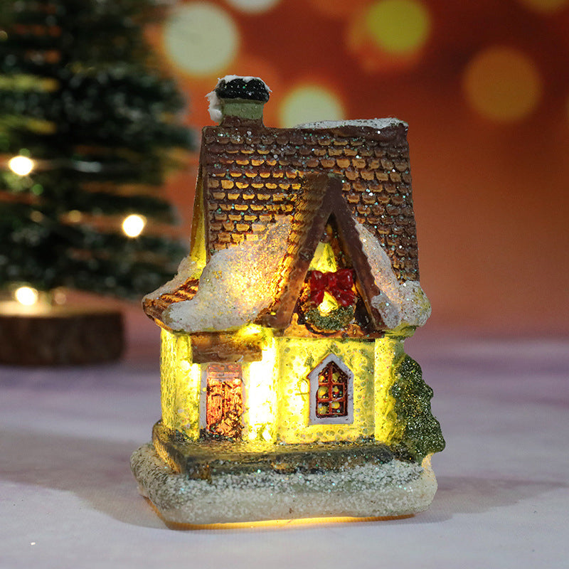 🎄 50% DE RÉDUCTION ! ✨ Miniature Maison de Noël LED - Décoration de Table Lumineuse avec Effet Neige, Ambiance Féerique pour les Fêtes 🏠📦