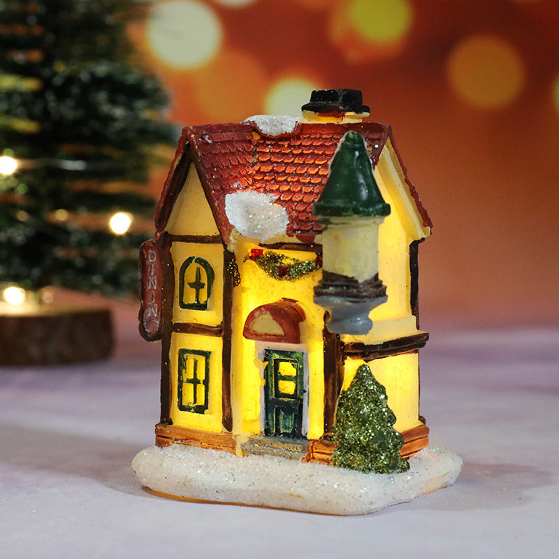 🎄 50% DE RÉDUCTION ! ✨ Miniature Maison de Noël LED - Décoration de Table Lumineuse avec Effet Neige, Ambiance Féerique pour les Fêtes 🏠📦