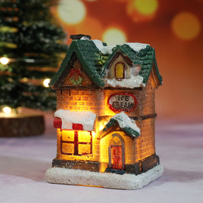 🎄 50% DE RÉDUCTION ! ✨ Miniature Maison de Noël LED - Décoration de Table Lumineuse avec Effet Neige, Ambiance Féerique pour les Fêtes 🏠📦