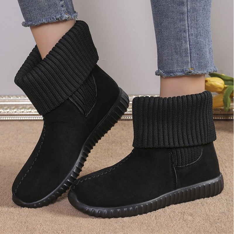 Bottines chaudes à enfiler pour femmes