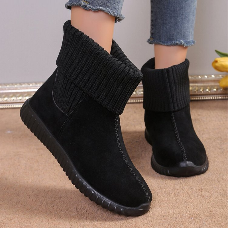 Bottines chaudes à enfiler pour femmes