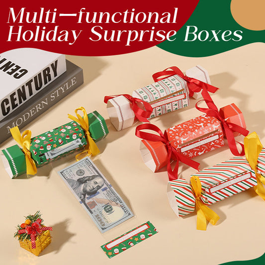 🎄DERNIER JOUR DE SOLDES 50 % DE RÉDUCTION🔥Boîtes surprises de bonbons de Noël - Porte-monnaie pour espèces
