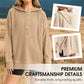 👚🌾 Sweat capuche femme col V – Boutons réglables, silhouette flatteuse, idéal à porter seul ou superposé pour un look effortless 🍂🕊️
