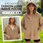 👚🌾 Sweat capuche femme col V – Boutons réglables, silhouette flatteuse, idéal à porter seul ou superposé pour un look effortless 🍂🕊️