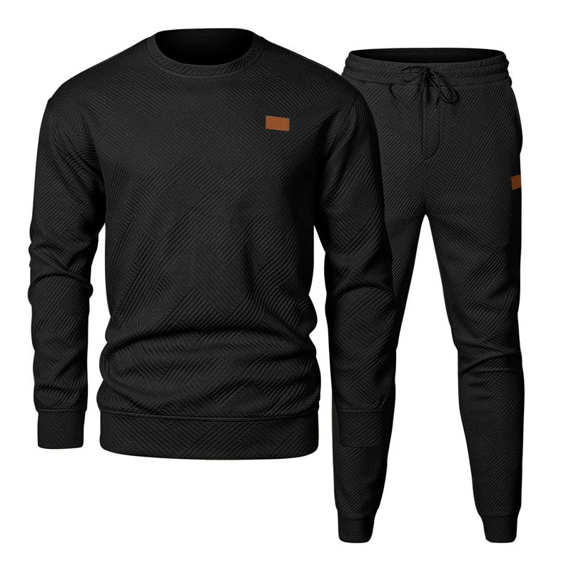 Ensemble athlétique 2 pièces pour homme - Sweat-shirt et pantalon de jogging