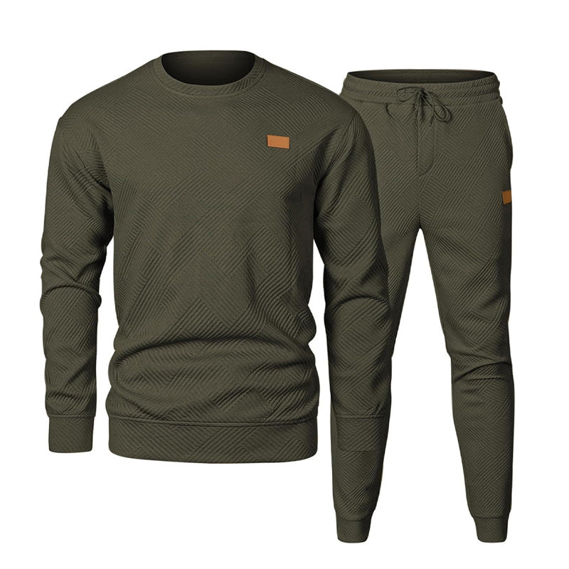 Ensemble athlétique 2 pièces pour homme - Sweat-shirt et pantalon de jogging