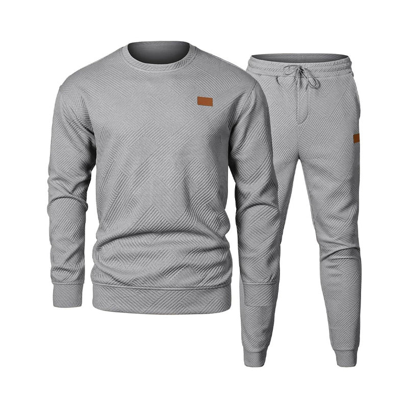Ensemble athlétique 2 pièces pour homme - Sweat-shirt et pantalon de jogging