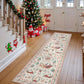 Tapis de Noël Doux et Antidérapant pour la Décoration de la Maison