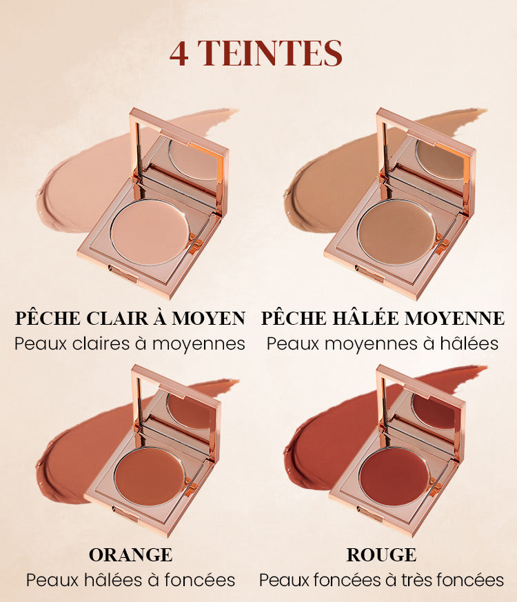 🏆🌸Acheter 1 obtenez 1 gratuit🌸✨Anti-cernes CC à base d'argile teintée