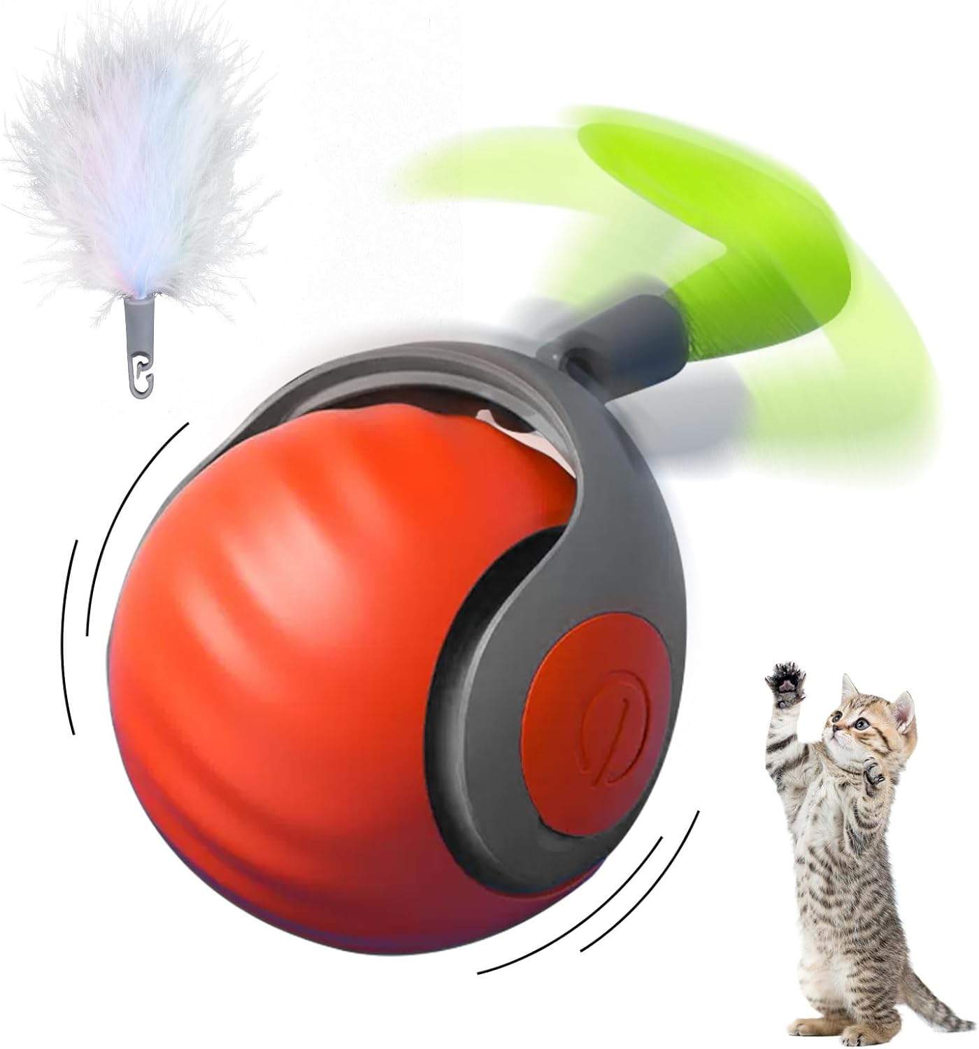 🐱🔥 Stock limité disponible 50% de réduction 🔥🐶 Balle de jouet interactive rechargeable pour chat
