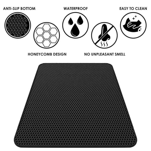⏰Prévente de Noël 50 % de réduction🔥Tapis antidérapant pour litière pour chat
