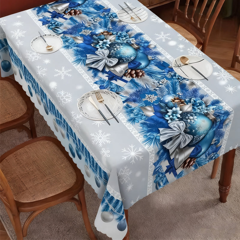 🔥 Tant que le stock dure : 46 % de réduction ! 🎉 Nappe élégante à motif de Noël