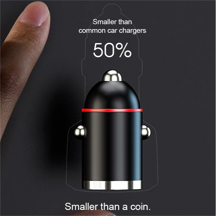 🔥40 % de réduction jusqu'à épuisement des stocks !🎉Chargeur rapide compact avec 2 ports pour la voiture
