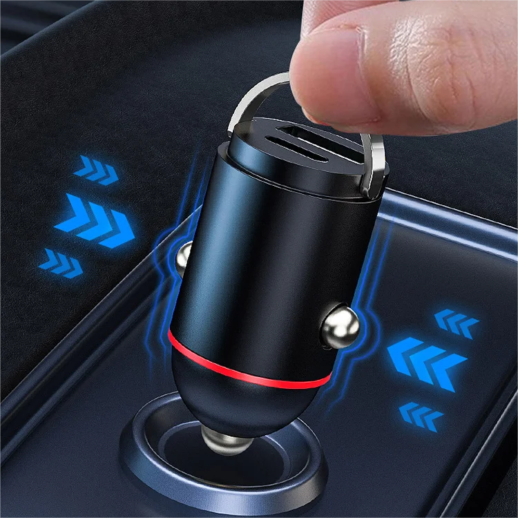 🔥40 % de réduction jusqu'à épuisement des stocks !🎉Chargeur rapide compact avec 2 ports pour la voiture