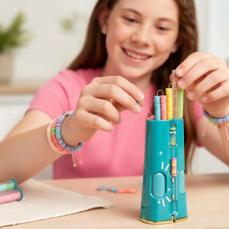 🎁Idée cadeau en promotion à -50 %🔥 Kit de création de bracelets Quick-Click