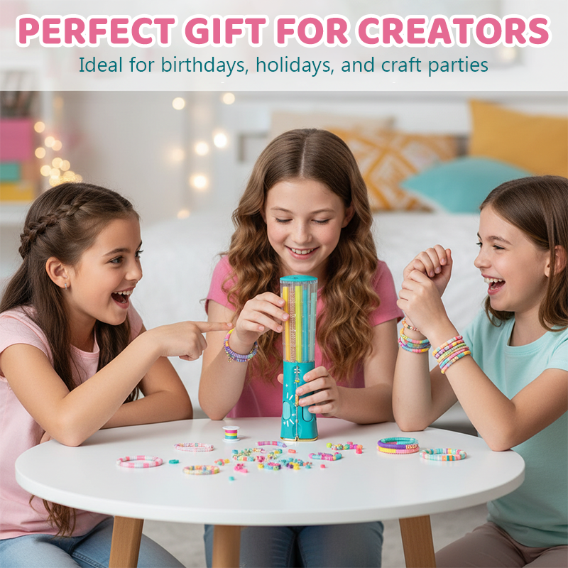 🎁Idée cadeau en promotion à -50 %🔥 Kit de création de bracelets Quick-Click