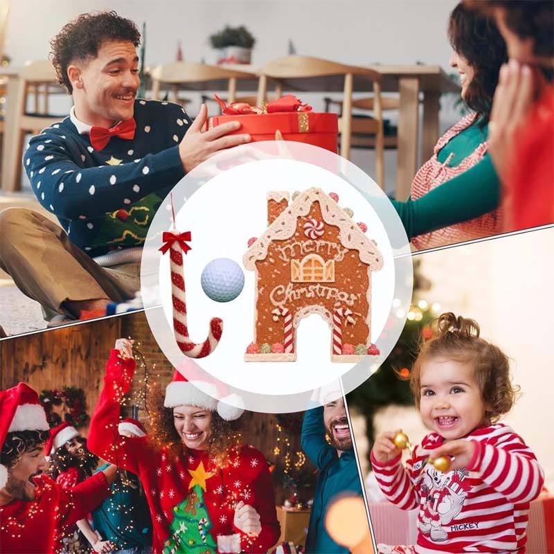 🎅 Set de Golf Gingerbread - Le Jeu de Noël Idéal !