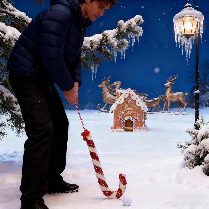 🎅 Set de Golf Gingerbread - Le Jeu de Noël Idéal !