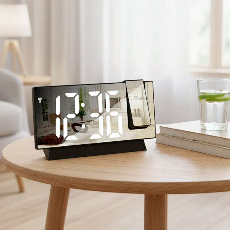 ⏳ Offre à durée limitée ⏰ Réveil avec projection et miroir LED 🕰️ - Achetez-en deux, bénéficiez de la livraison gratuite