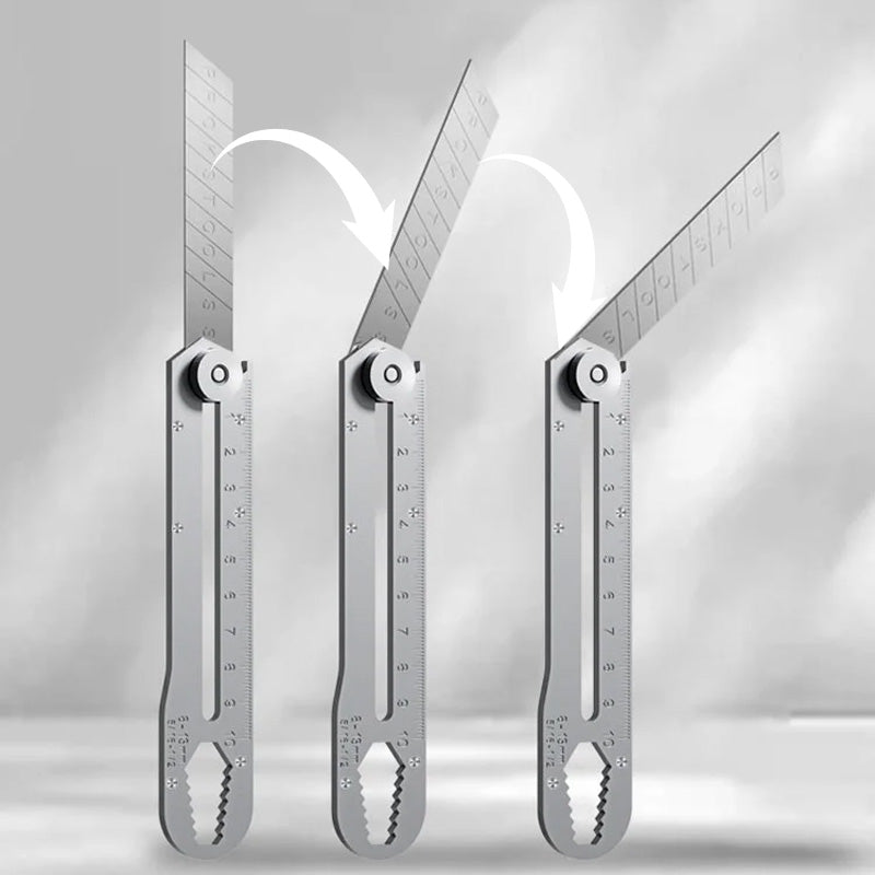 🔧 50 % de réduction ! Couteau utilitaire multifonction avec lame cassable – Grattoir, règle, clé & ouvre-bouteille en un seul outil compact ! ✨