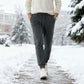 Pantalon thermique anti-froid avec genouillères – Restez au chaud pendant les hivers rigoureux - Achetez-en 2, la livraison est gratuite ! 🚚